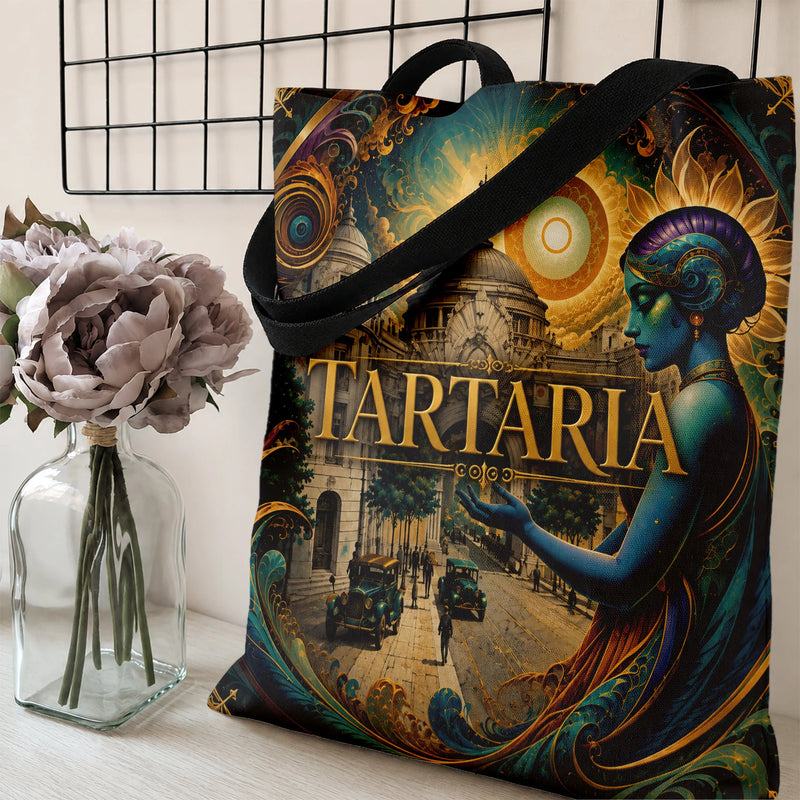 Tote Bag | Premium Twill Fabric with Diamond-Grid Texture | Lightweight Spacious Design | Perfect Gift for Students and Professionals