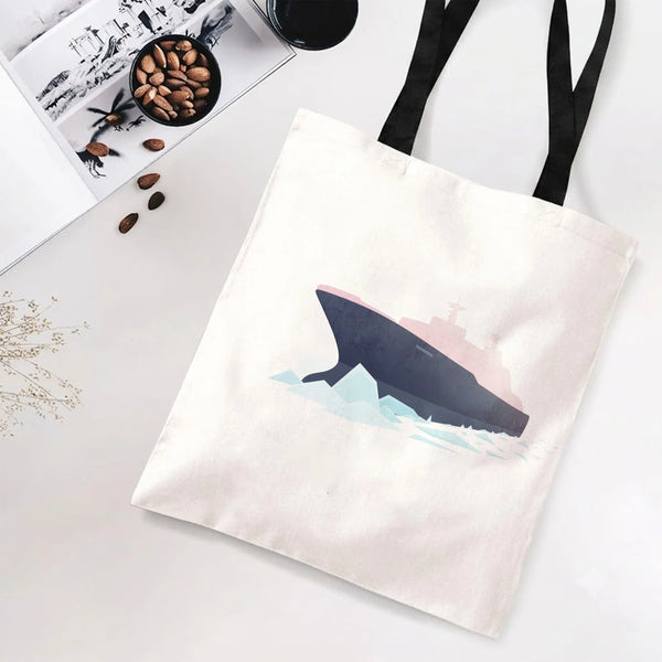 Tote Bag | Premium Twill Fabric with Diamond-Grid Texture | Lightweight Spacious Design | Everyday Carry Gift