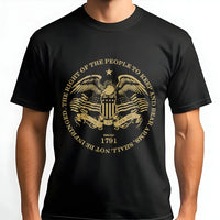Second Amendment Sweatshirt | Patriotic Eagle 1791 Graphic | Soft Cotton Blend | Pro 2A Patriot Gift