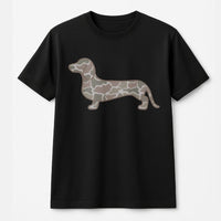 Dachshund Duck Camo T-Shirt, Duck Camo Wiener Dog, Duck Camo Doxie, Doxie Lover T-Shirt, Dachshund Mom Dad T-Shirt