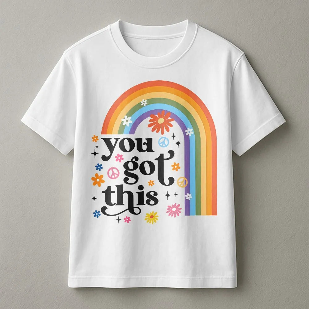 Teacher Test Day Sweatshirt | Retro Rainbow You Got This Design | Soft Cotton Blend | Testing Season Teacher Gift