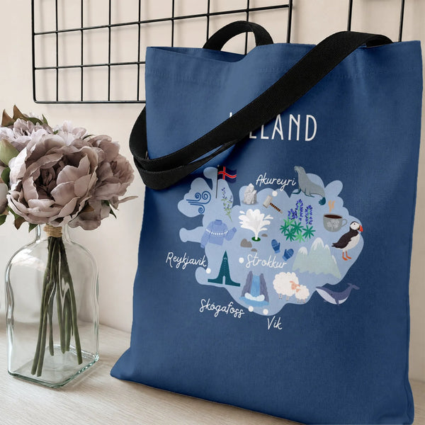 Tote Bag | Premium Diamond-Grid Textured Twill | Structured Three-Dimensional Design | Everyday Gift for Work & Shopping