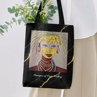 Tote Bag | Premium Twill Fabric with Diamond-Grid Texture | Structured Three-Dimensional Design | Gift for Fashion Professionals