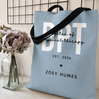 Tote Bag | Premium Twill Fabric with Diamond-Grid Texture | Lightweight Durable Design | Perfect Gift for Work or School
