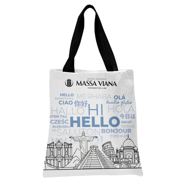 Tote Bag | Premium Twill Fabric with Diamond-Grid Texture | Lightweight Durable Daily Carry Bag | Gift for Professionals