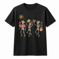 Dancing Skeletons Sweatshirt | Funny Summer Beach Vacation Graphic | Ultra-Soft Crewneck | Unique Beach Lover Gift