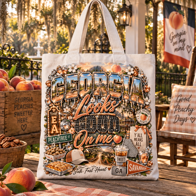 Georgia Looks Good On Me Tote Bag