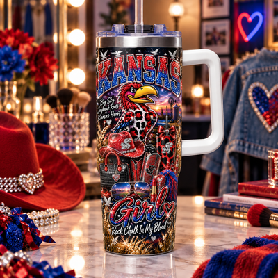 Kansas Girl 40oz Tumbler
