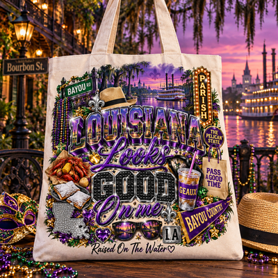 Louisiana Looks Good On Me Tote Bag