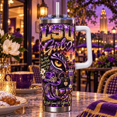 LSU Girl 40oz Tumbler