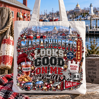 Massachusetts Looks Good On Me Tote Bag