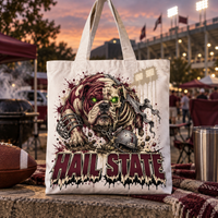 Mississippi State Undead Mascot Tote Bag