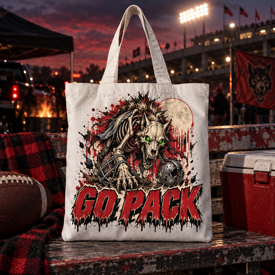 NC State Undead Mascot Tote Bag