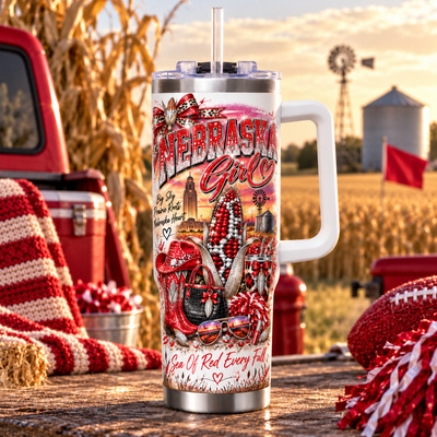 Nebraska Girl 40oz Tumbler