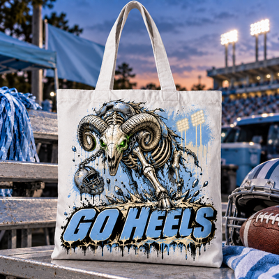 North Carolina Undead Mascot Tote Bag