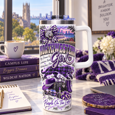 Northwestern Girl 40oz Tumbler