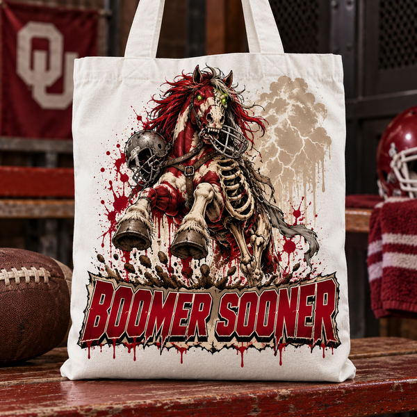 Oklahoma Undead Mascot Tote Bag