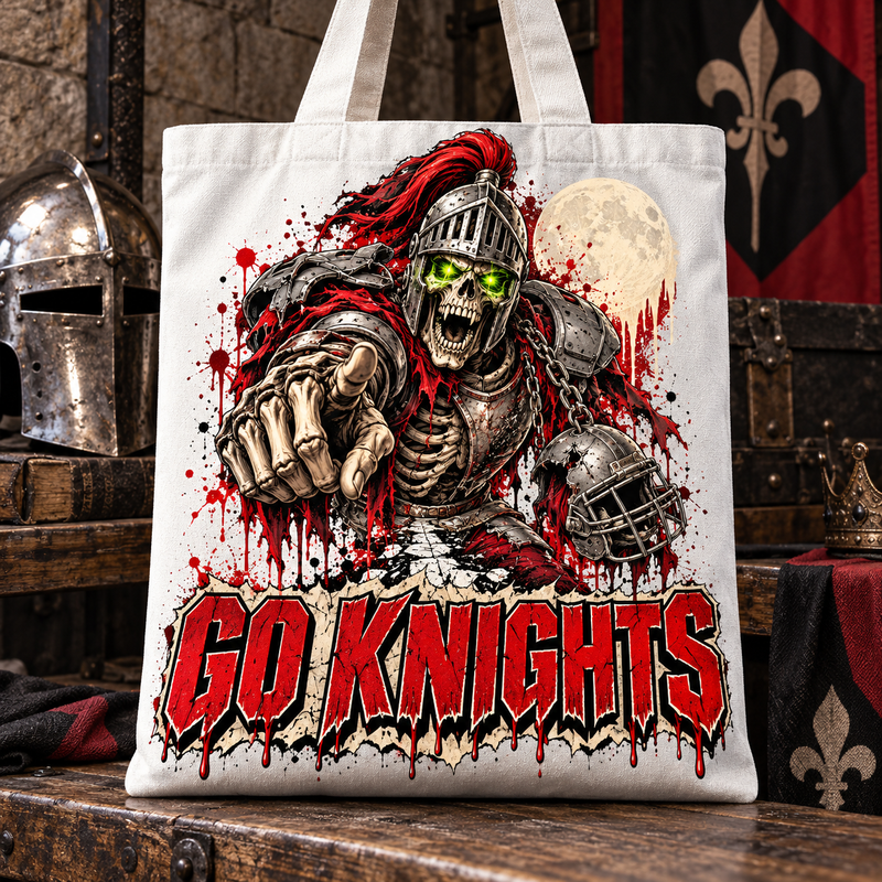 Rutgers Undead Mascot Tote Bag