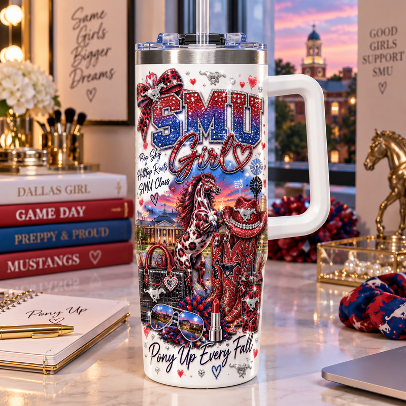 SMU Girl 40oz Tumbler