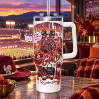 Virginia Tech Girl 40oz Tumbler