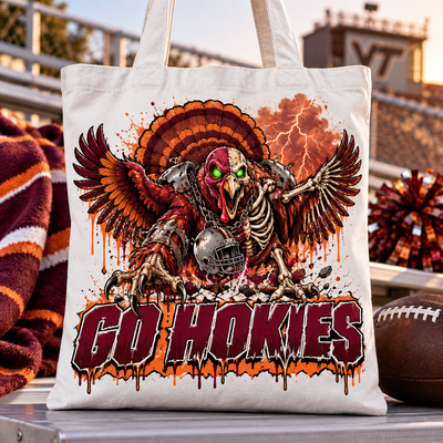 Virginia Tech Undead Mascot Tote Bag