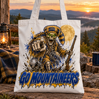 West Virginia Undead Mascot Tote Bag